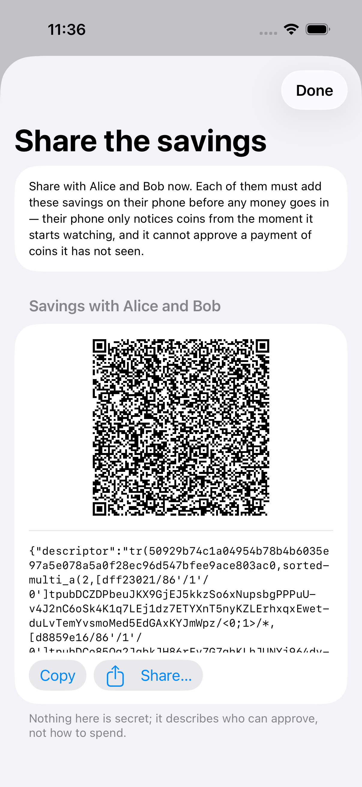 Winnow on iPhone: invite the other owners.